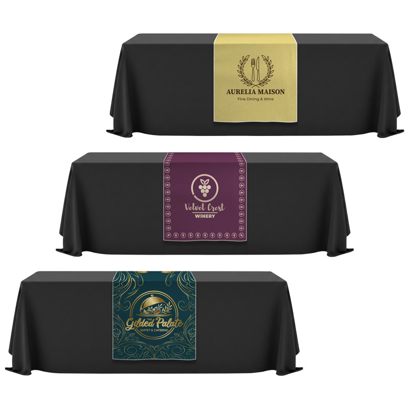 28" RPET Full-Color Table Runner