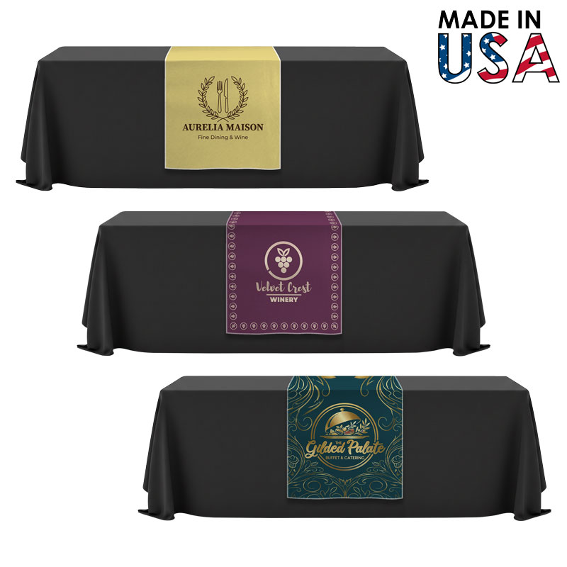 28" RPET Full-Color Table Runner