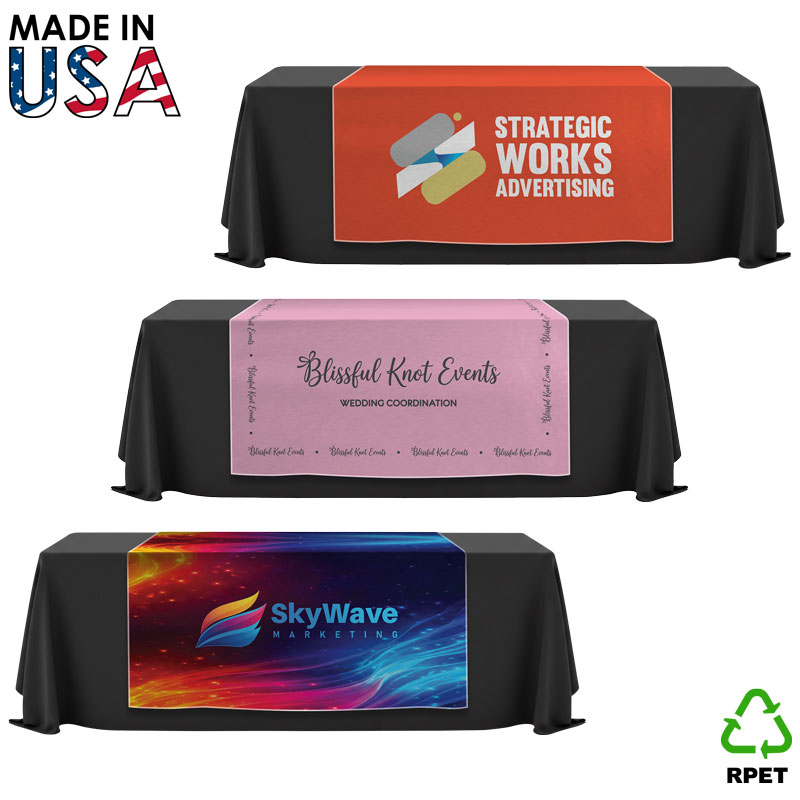 57" RPET Full-Color Table Runner