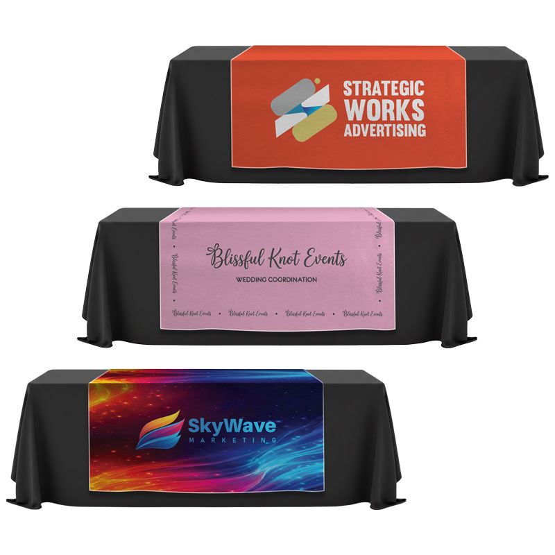 57" RPET Full-Color Table Runner