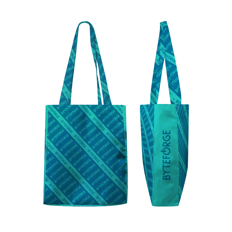 12x14x3 Poly Canvas 5-Panel Tote with 3" Gusset