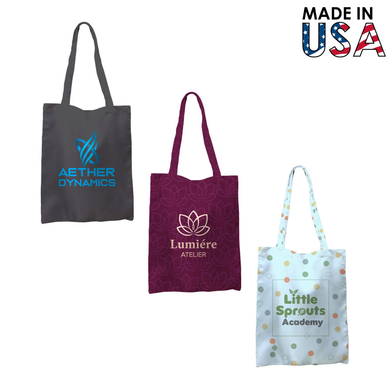 8x10 Full-Color Poly Canvas Tote