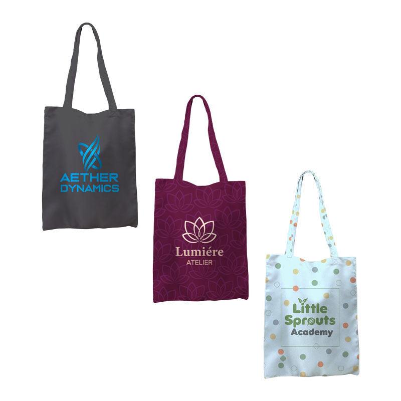 8x10 2-Panel Poly Canvas Tote