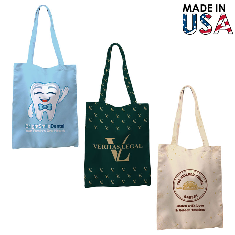 9x12 Full-Color Poly Canvas Tote