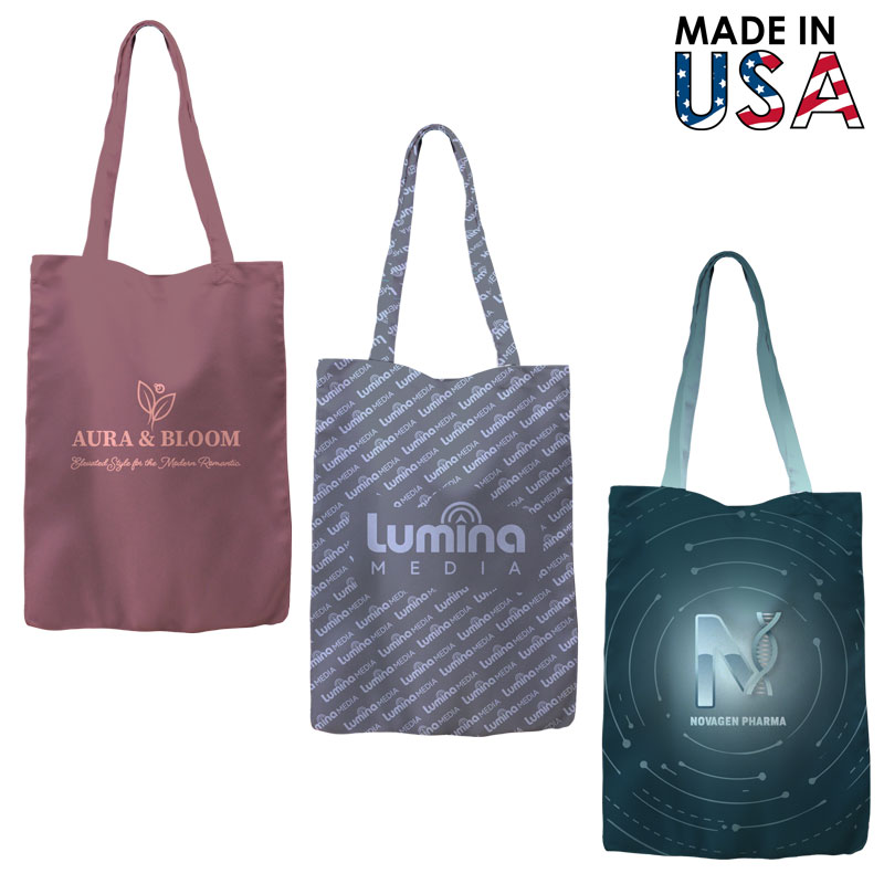 10x14 Full-Color Poly Canvas Tote
