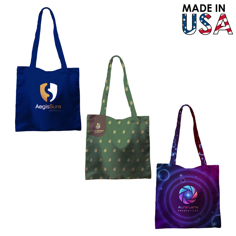 12x12 Full-Color Poly Canvas Tote