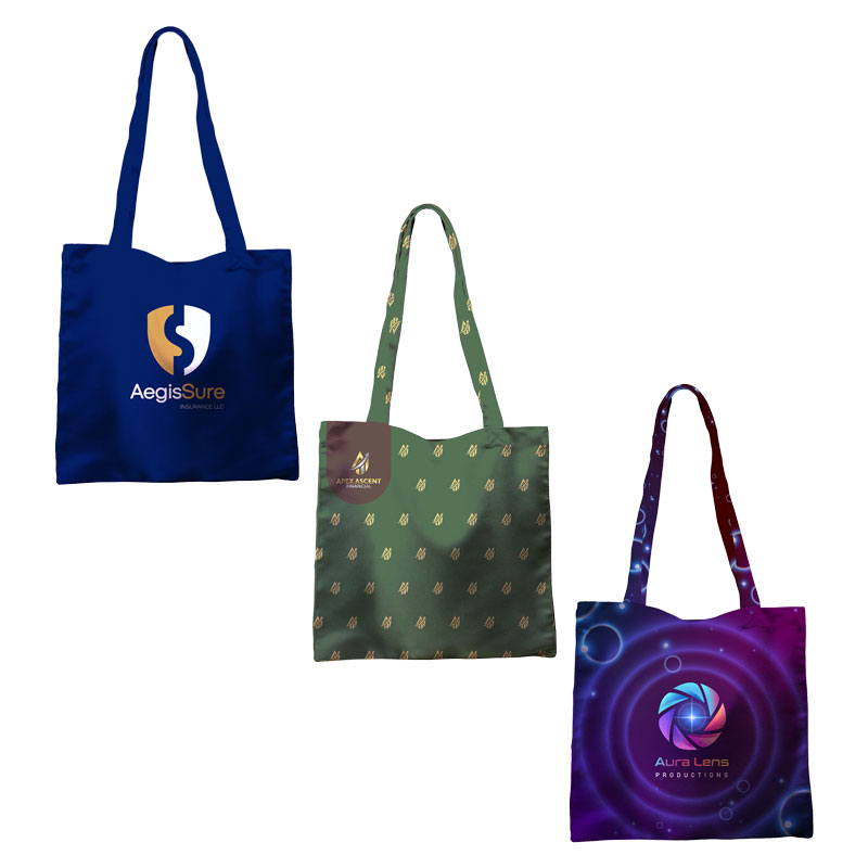 12x12 2-Panel Poly Canvas Tote