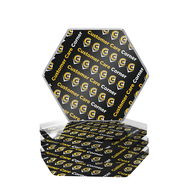 Acrylic Coaster - Hexagon