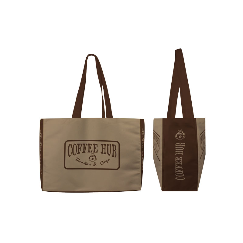 14x10x5 Poly Canvas 5-Panel Tote with 5" Gusset