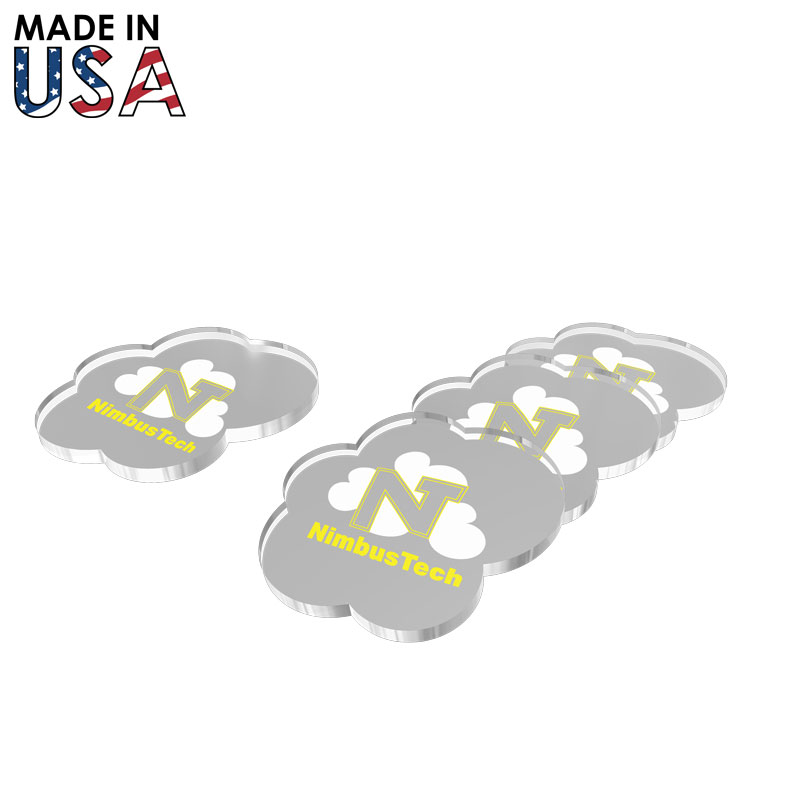 Premium Acrylic Coaster Set - Cloud