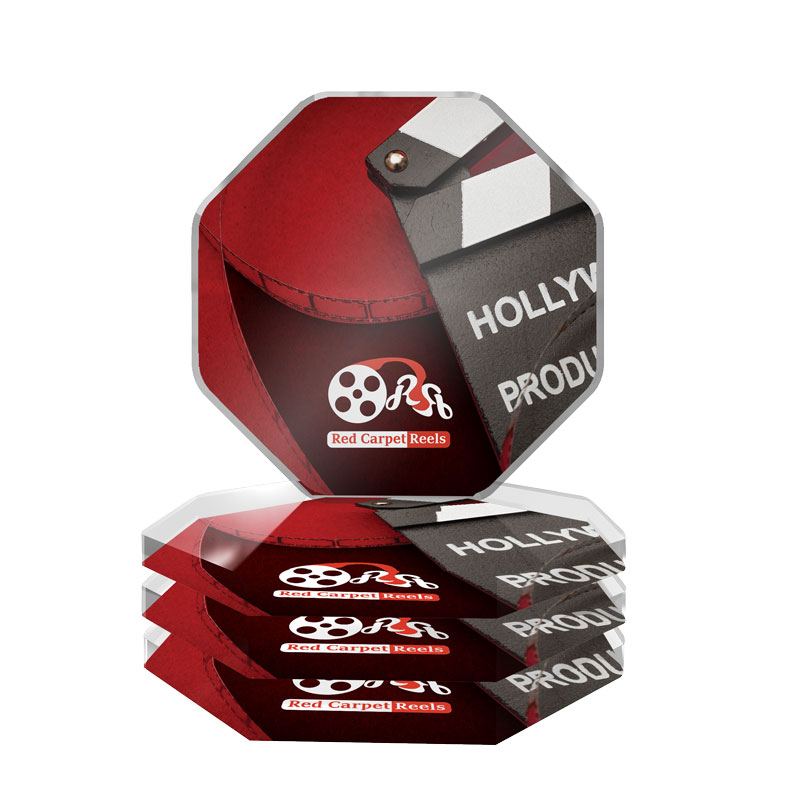 Premium Acrylic Coaster Set - Octagon
