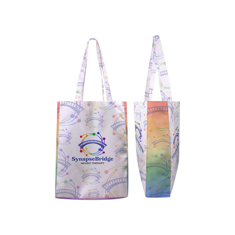 10x14x3 Poly Canvas 5-Panel Tote with 3" Gusset