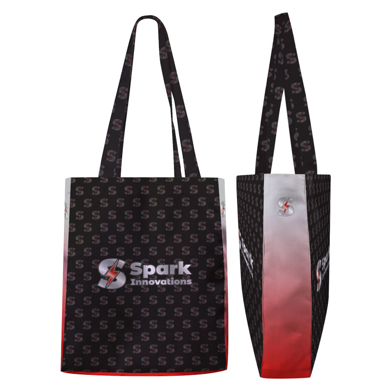 15x17x3 Poly Canvas 5-Panel Tote with 3" Gusset