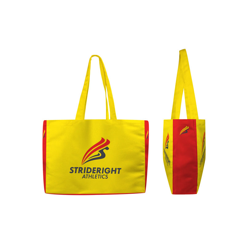 14x10x3 Poly Canvas 5-Panel Tote with 3" Gusset