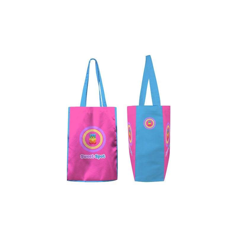 8x10x5 Poly Canvas 5-Panel Tote with 5" Gusset