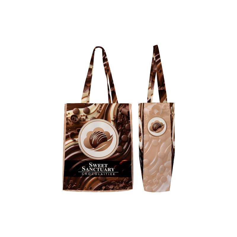 9x12x5 Poly Canvas 5-Panel Tote with 5" Gusset