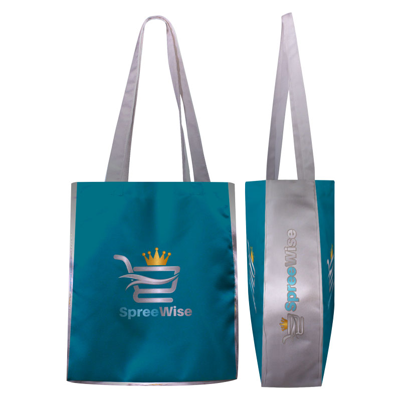 15x17x5 Poly Canvas 5-Panel Tote with 5" Gusset