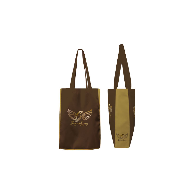 8x10x3 Poly Canvas 5-Panel Tote with 3" Gusset