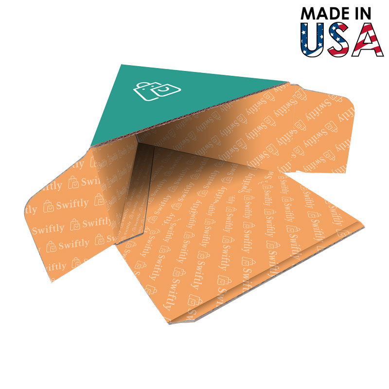 Spark™ Wedge Mailer With Inside Decoration (5"x5"x2.5")