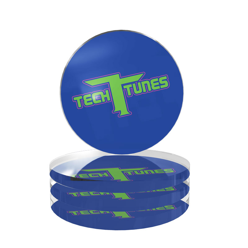 Premium Acrylic Coaster Set - Round