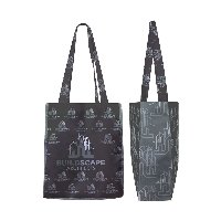 12x14x5 Poly Canvas 5-Panel Tote with 5