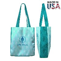 14x16x3 Full-Color Poly Canvas Tote with 3